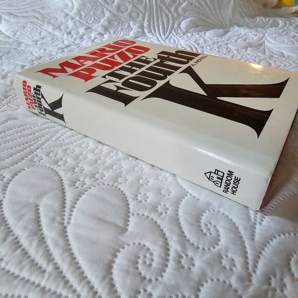 The Fourth K By Mario Puzo First Edition Hardcover Novel 1990 Political Thriller - Picture 9 of 10